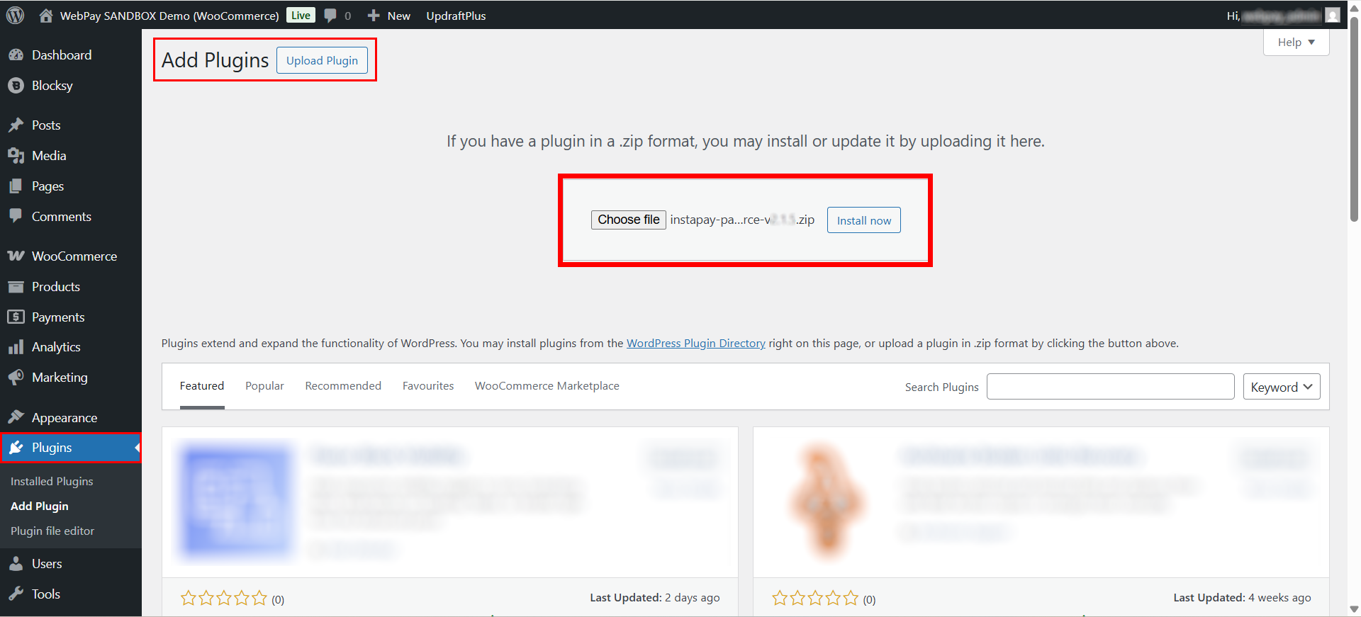 WooCommerce Plugin – InstaPay Developer Resources